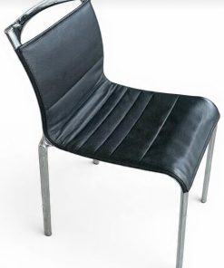 Alias – Alberto Meda – Chaise – Highframe 40 – cromato, Cuir synthétique – Occasion