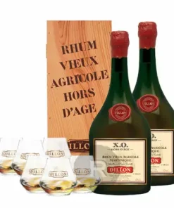Alternative view of Dillon – Rhum hors d&rsquo;âge – Lot de 2 Magnums Grenadier XO + 6 verres arômes offerts – 3L – 43°